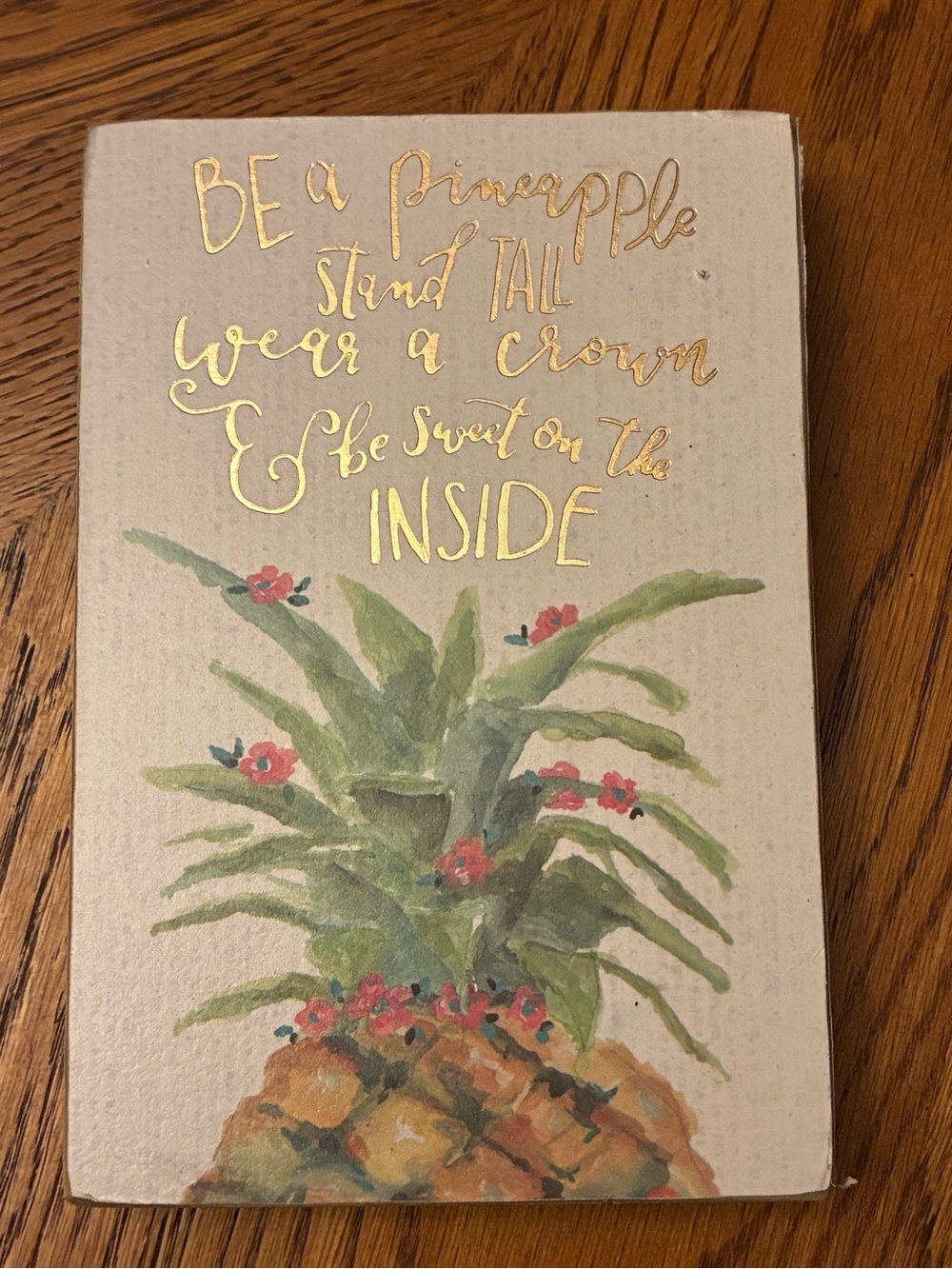 Primitives by Kathy "Be a Pineapple" Box Sign